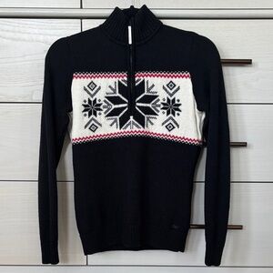 Vineyard Vines 100% Wool 1/4 Zip Sweater